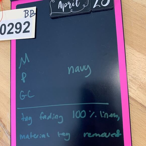 Monoprix Homme Shirt Mens XL Extra Large Navy Linen Regular Fit Long Sleeve - Picture 7 of 8